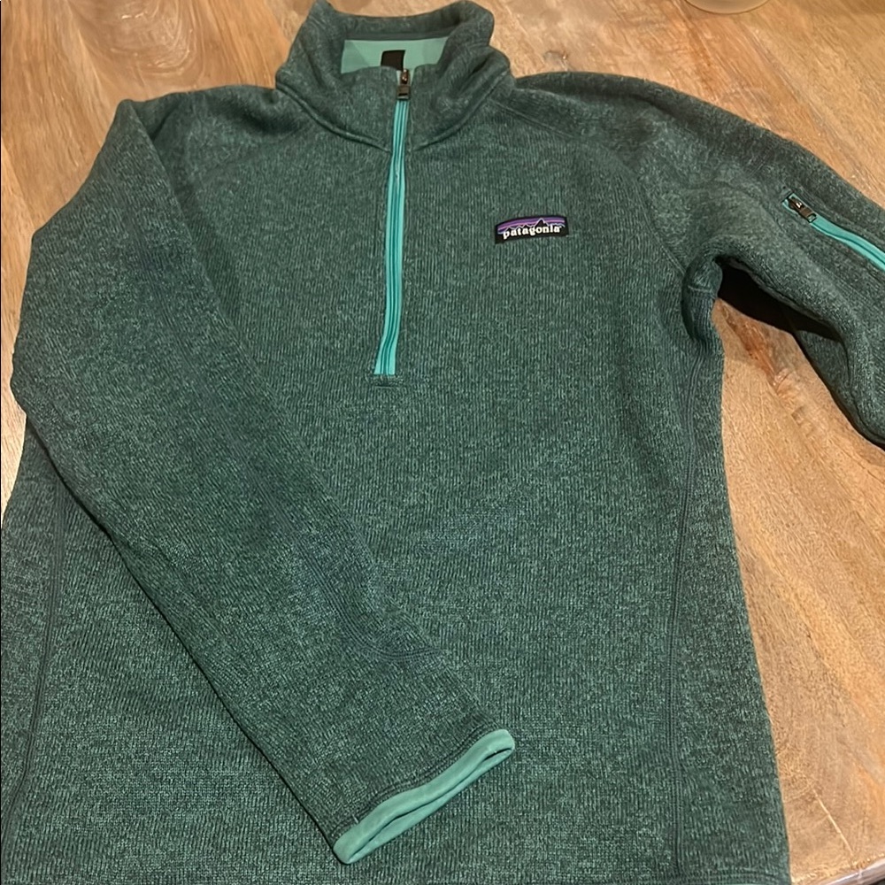 Patagonia Green Quarter-Zip Pullover